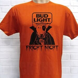Retro Bud Light Spuds Mackenzie Fright Night Halloween Tshirt